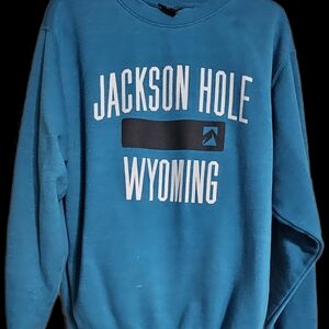 Free Add On $15+ Blue Jackson Hole Wyoming Sweater